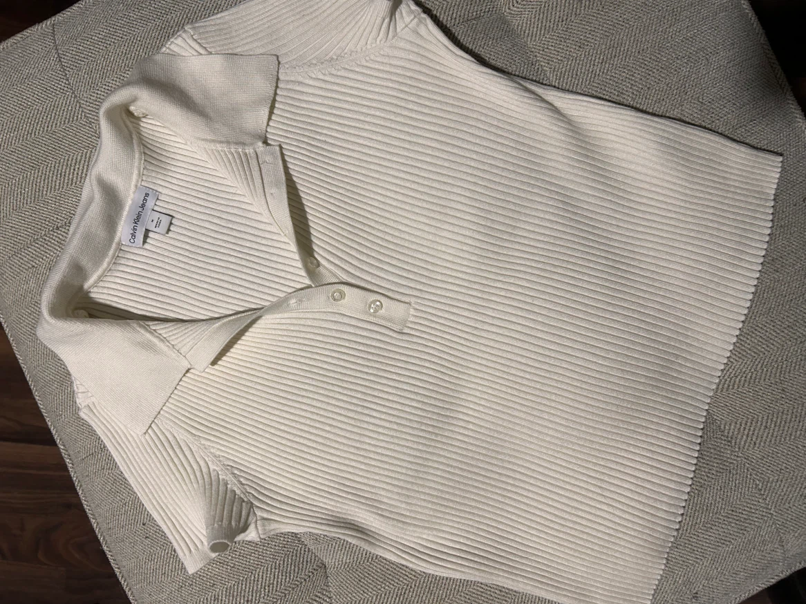 Calvin Klein Jeans Ribbed Polo Shirt