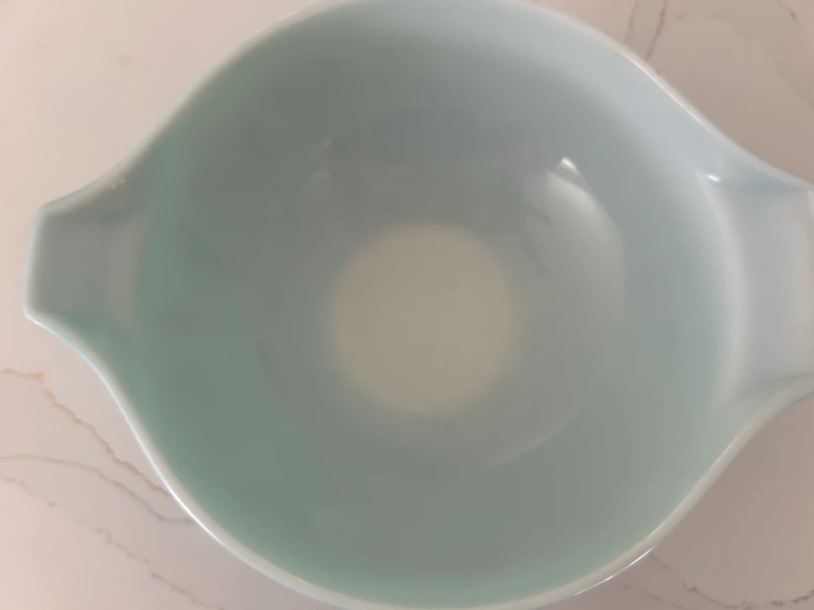 Pyrex Turquoise Mixing Bowl - photo 2