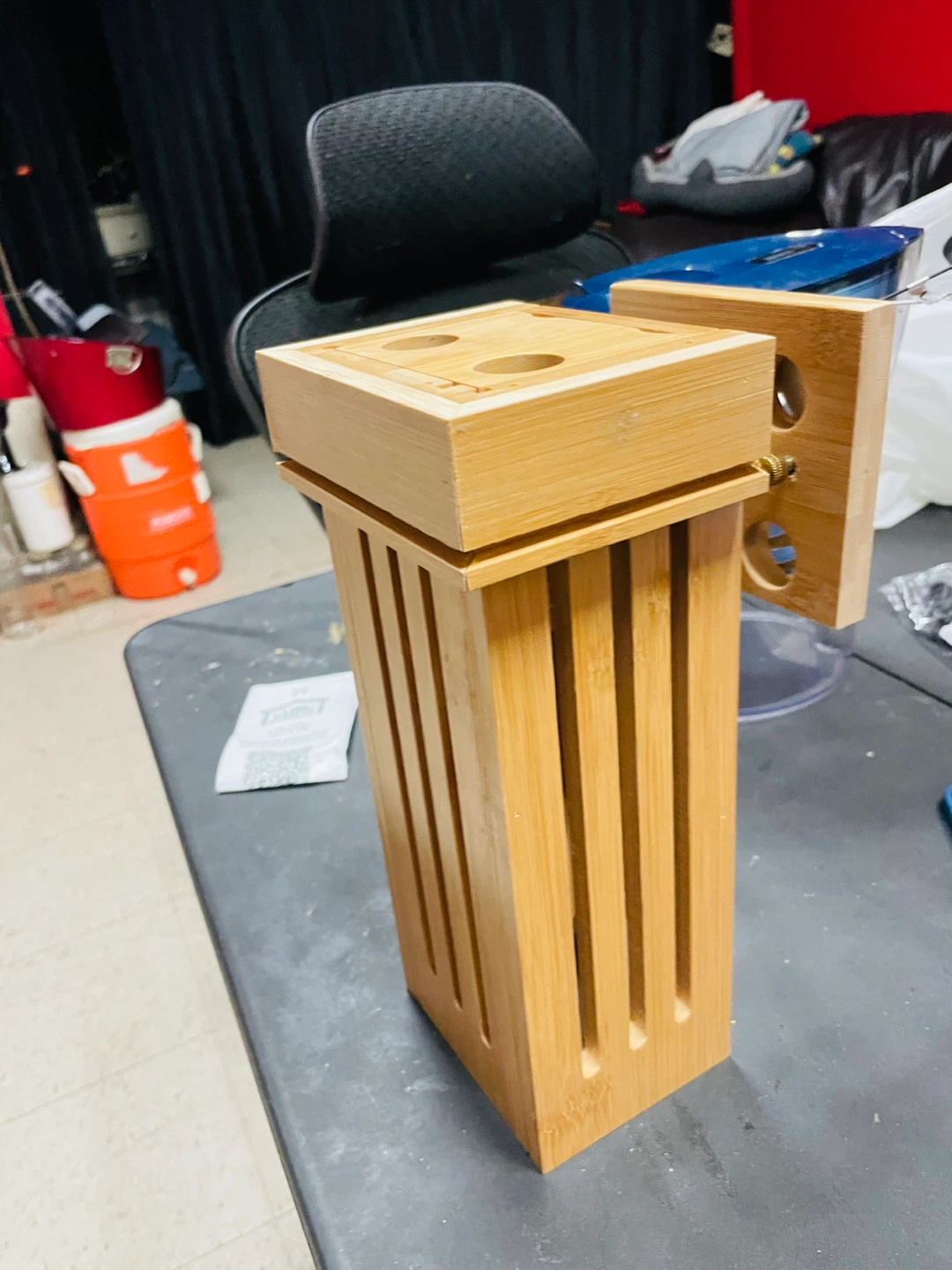 Wooden Geometric Lamp - photo 3