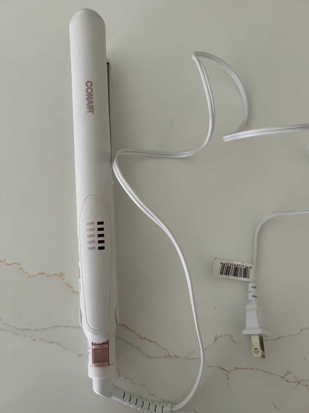 Conair White Hair Straightener - photo 3