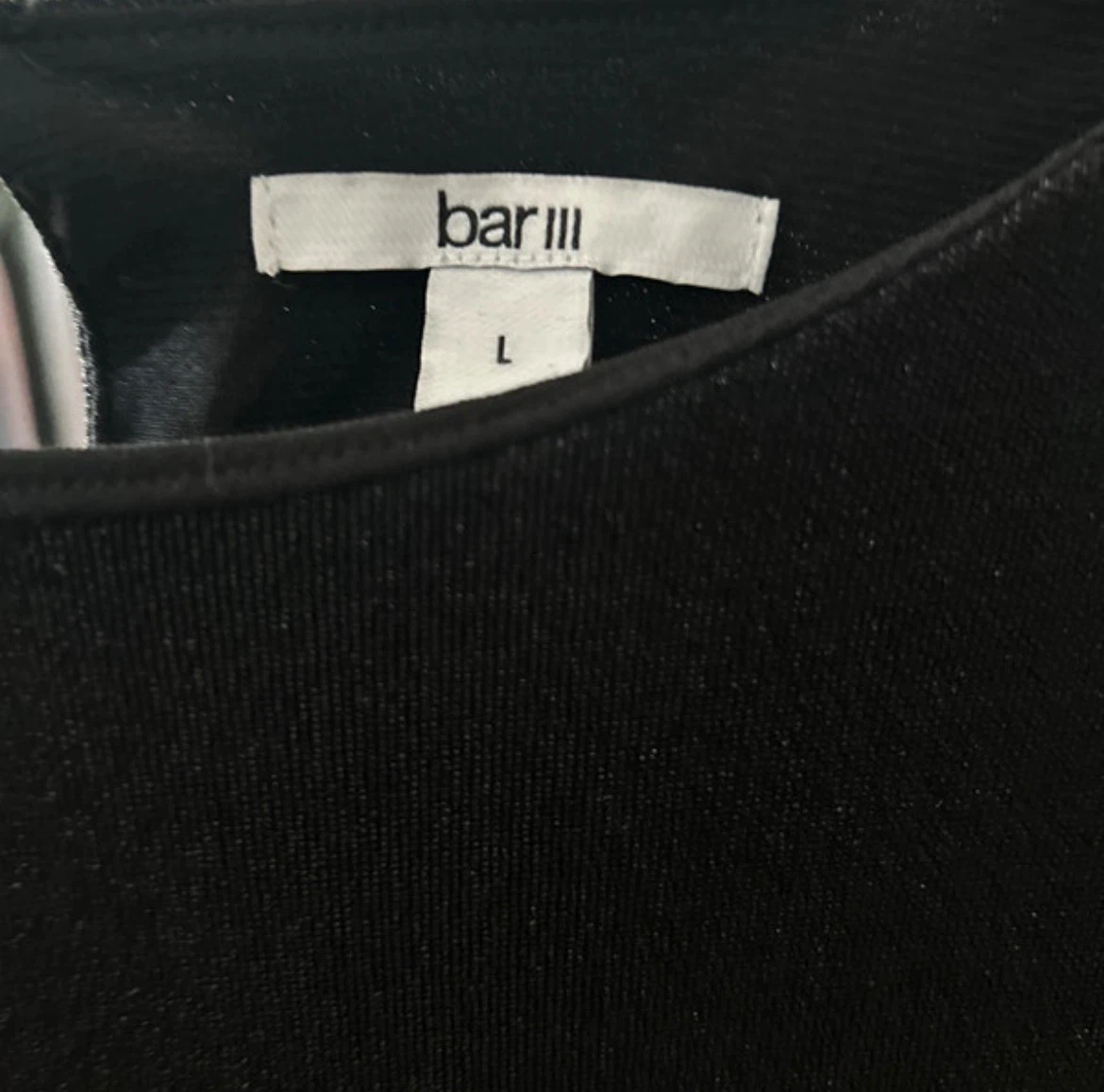 Bar III Black Sparkle Long Sleeve Dress - photo 3