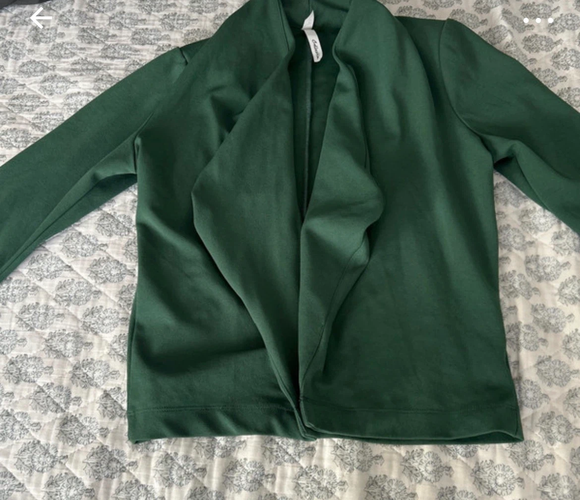Green Cardigan Blazer - photo 3