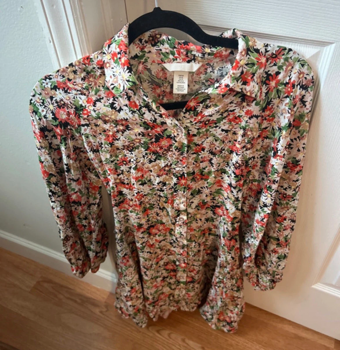H&M Floral Shirt Dress - photo 3