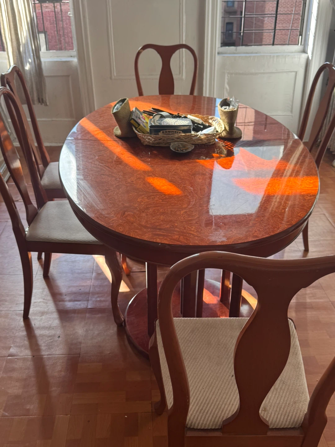 Oval Dining Table with 6 Chairs - photo 5