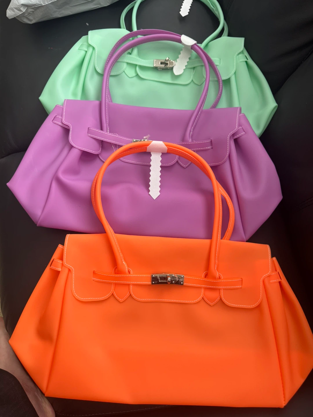 Designer Inspired Top Handle Handbag - Choose Your Colour!