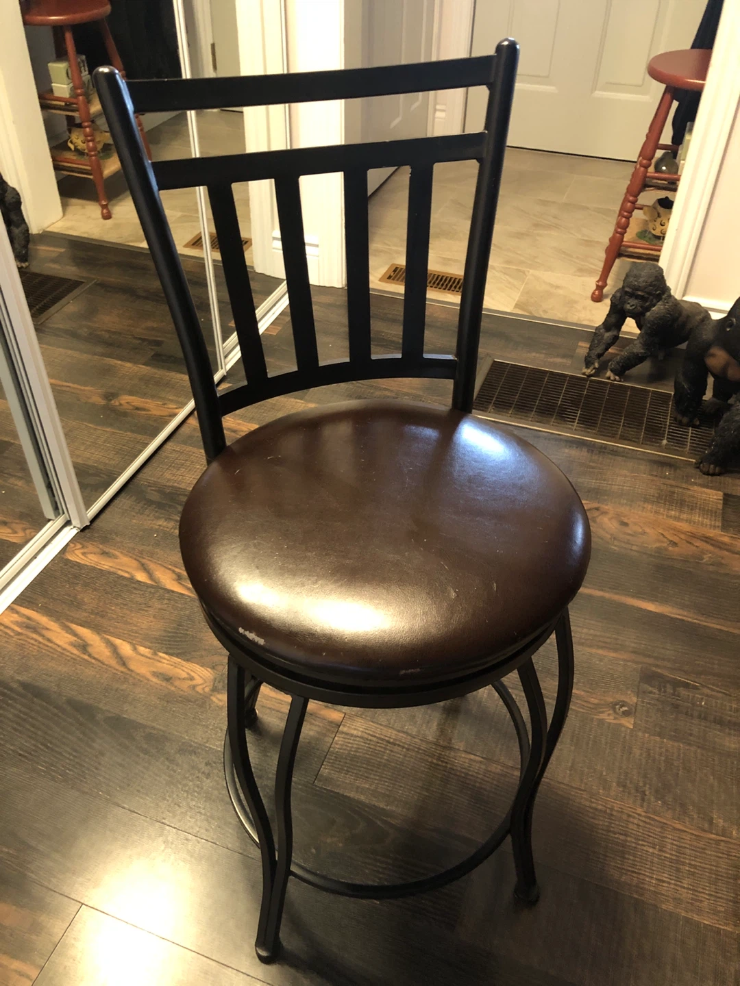 Swivel stools (x2)