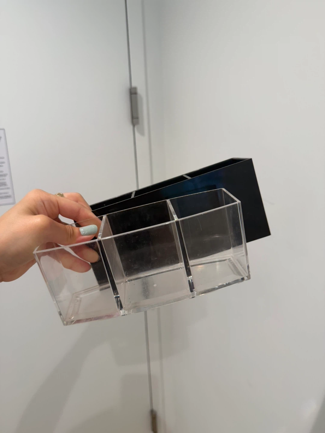 Acrylic Makeup Organizer with Black Base - photo 3