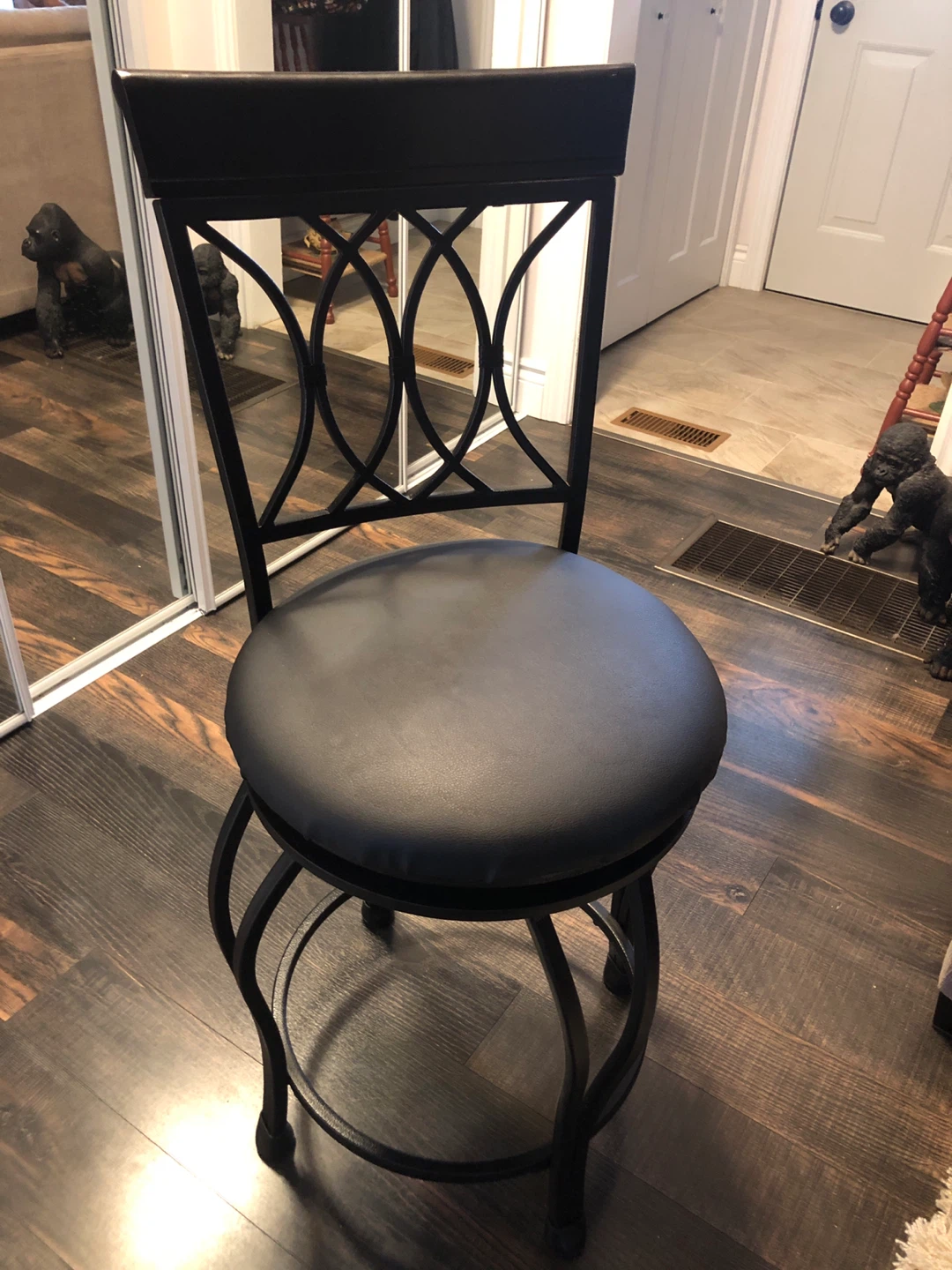 Swivel stools (x2)