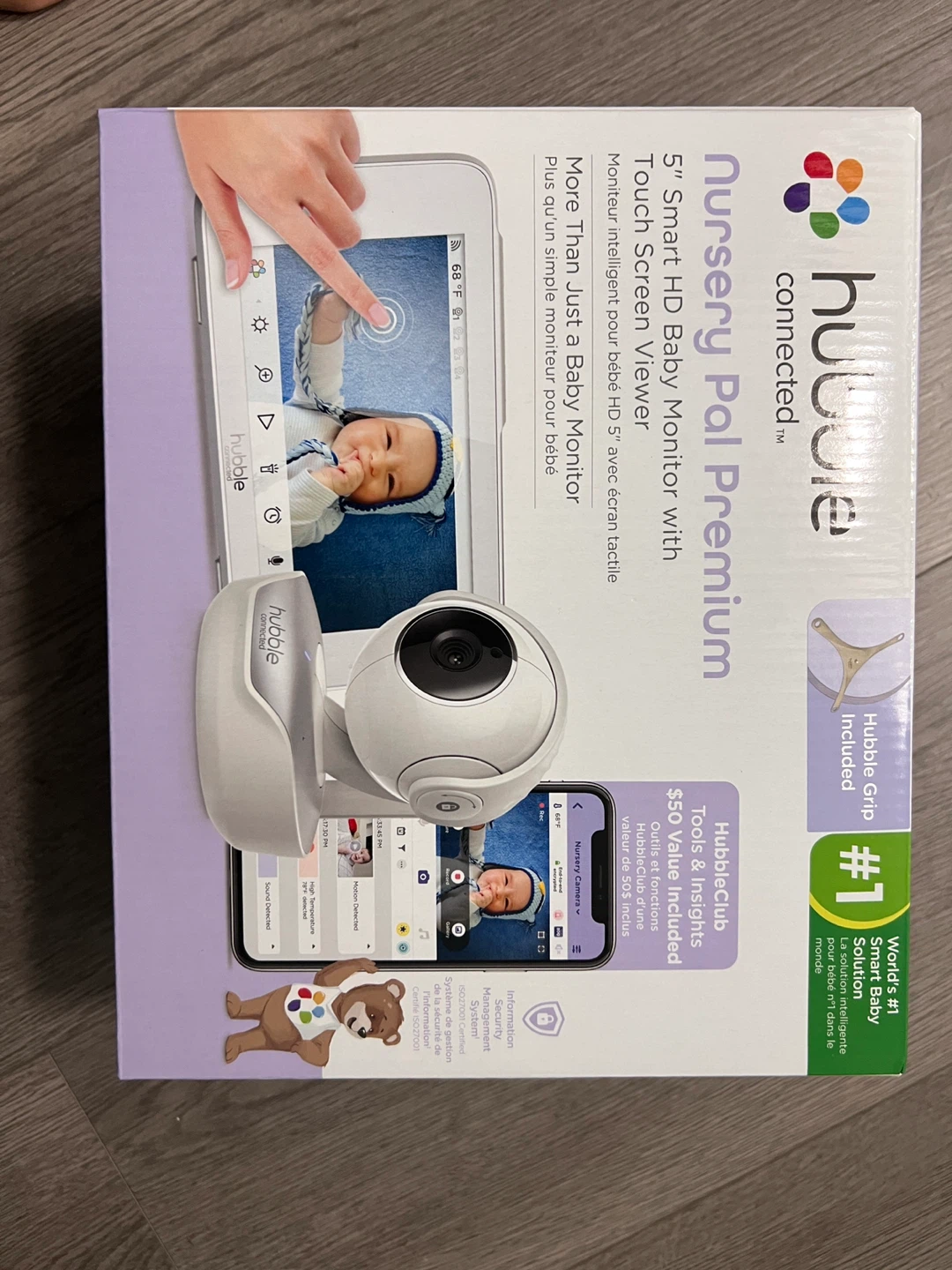 Hubble Nursery Pal Premium Smart Baby Monitor 5" HD - photo 2