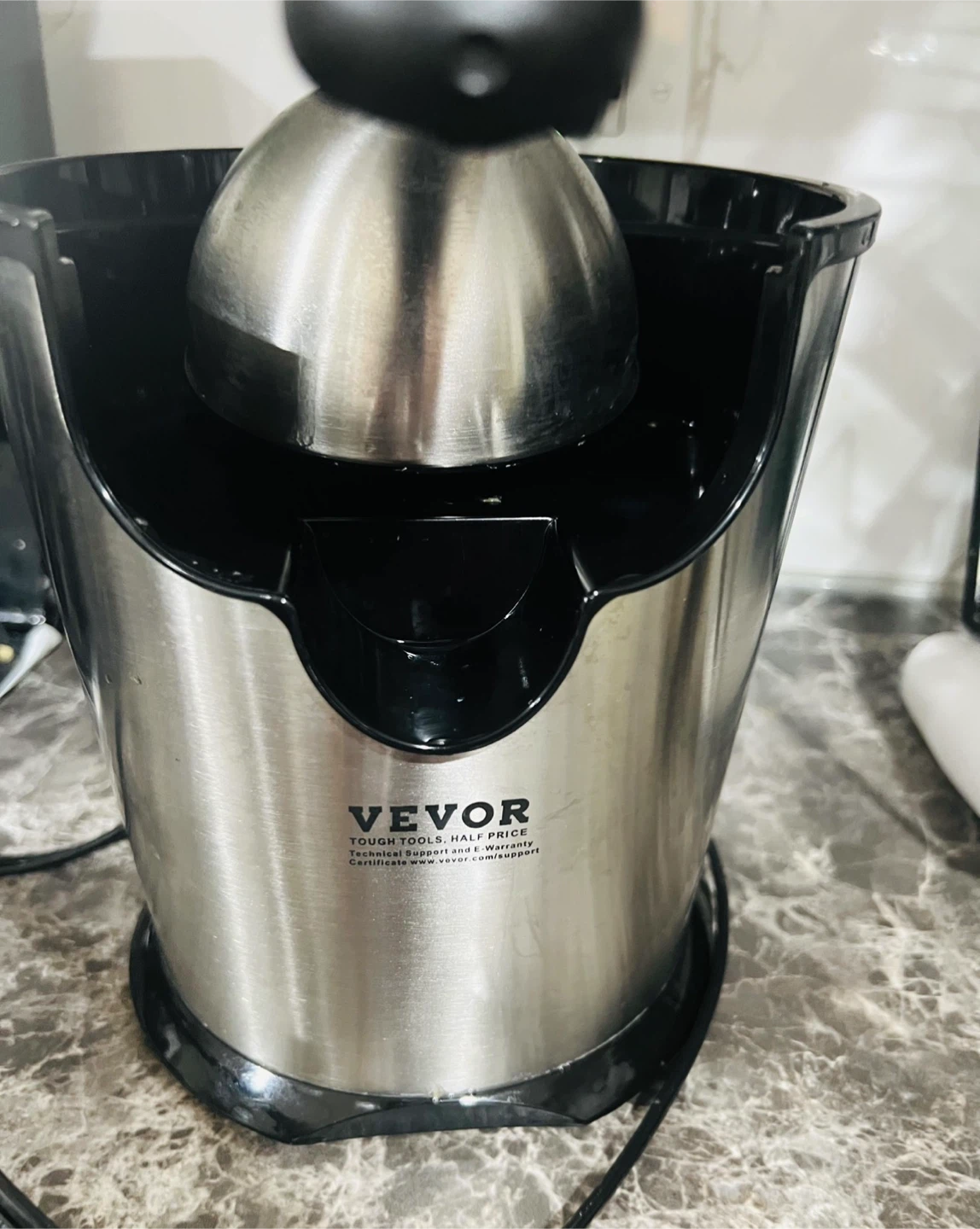 VEVOR Electric Citrus Juicer 300W Stainless Steel - photo 3
