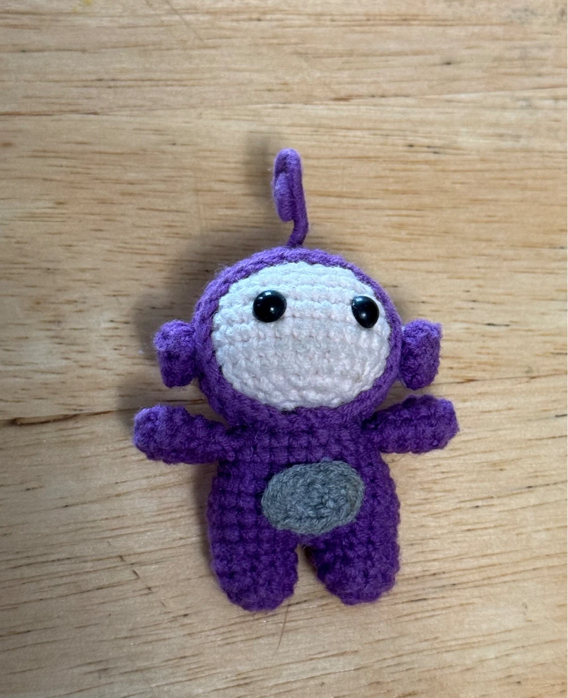 Handmade Purple Teletubby Crochet Figurine