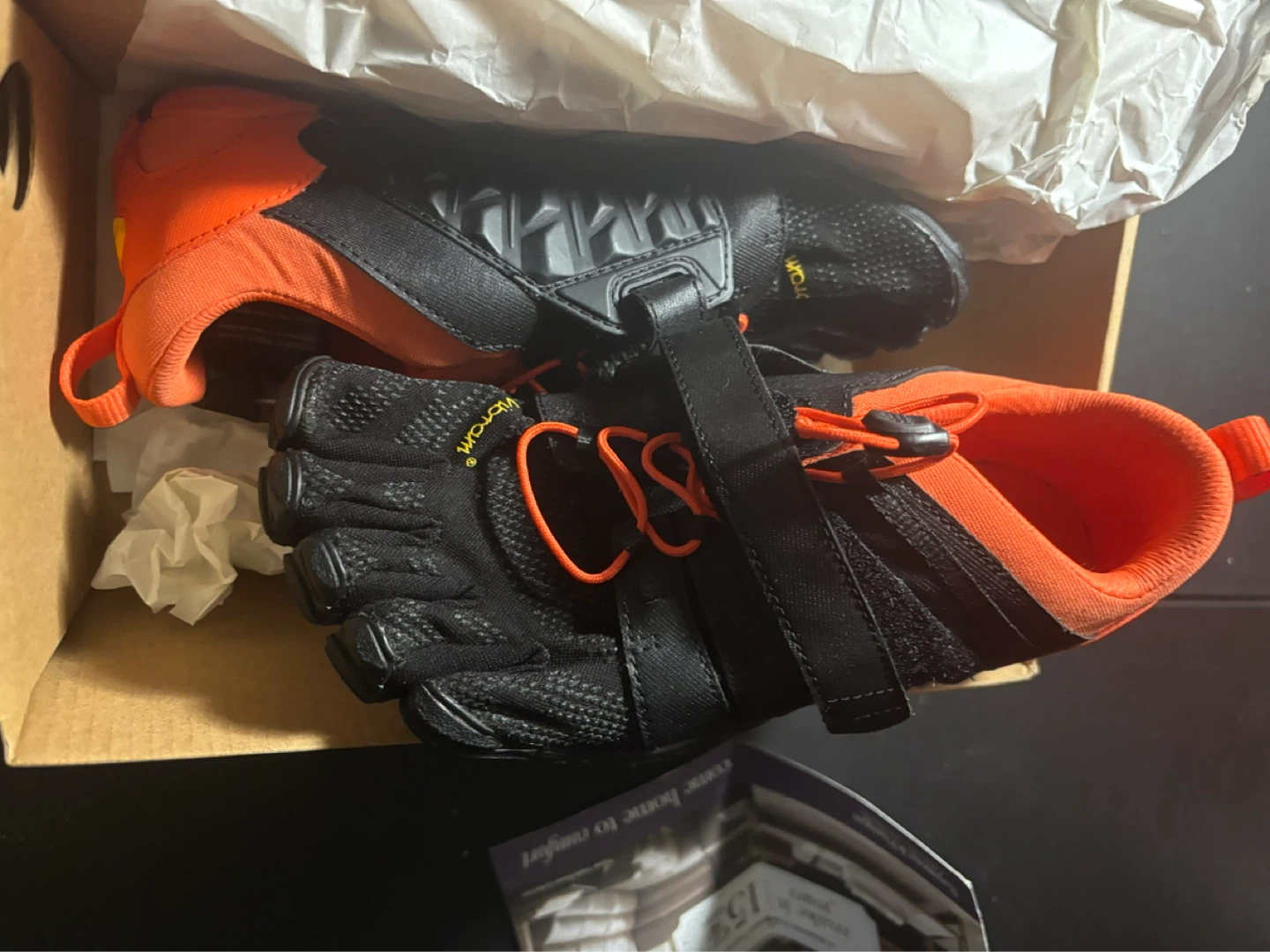 Vibram FiveFingers Black Orange Training Shoes - photo 3