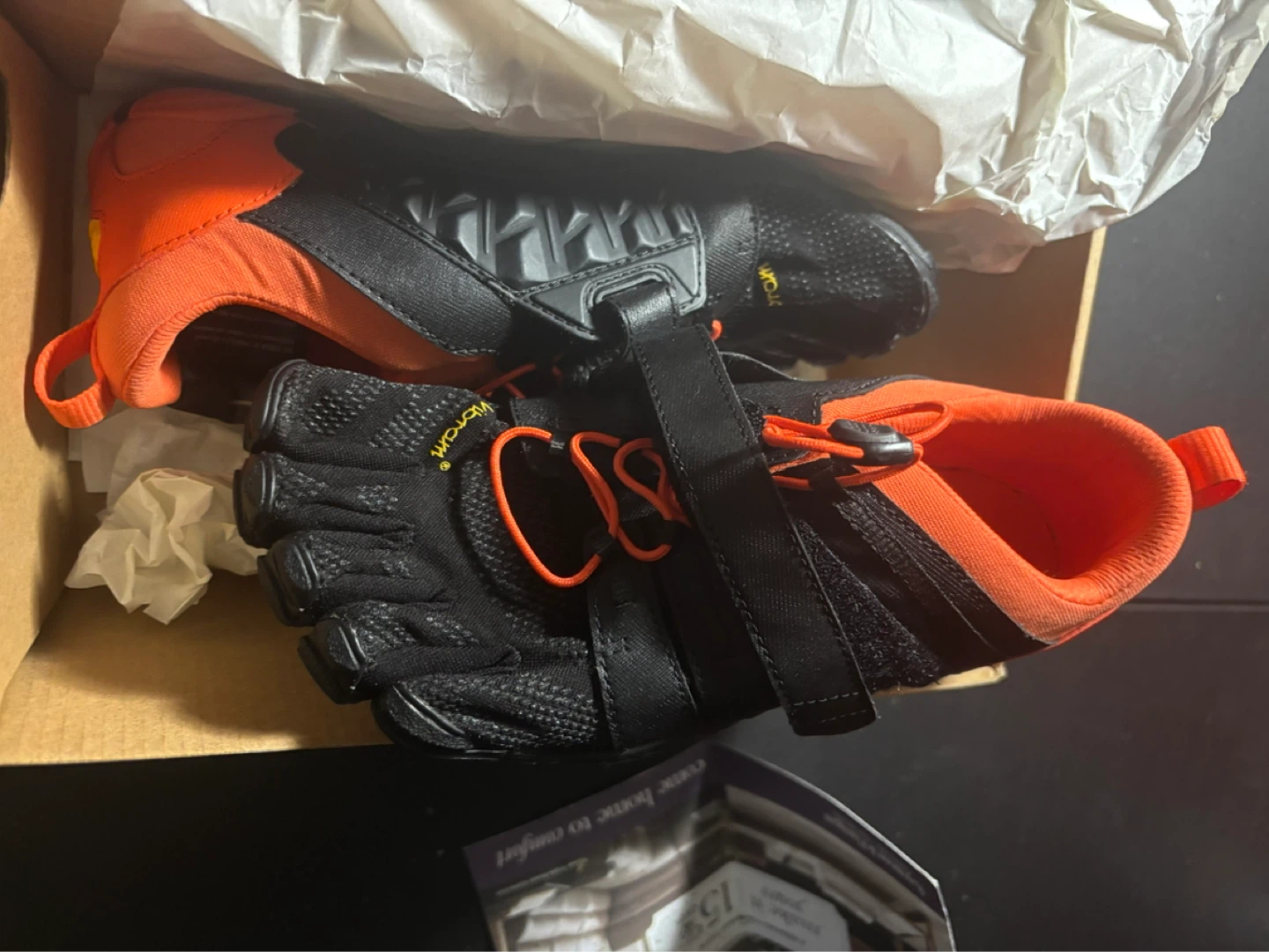 Vibram FiveFingers Black Orange Training Shoes - photo 2