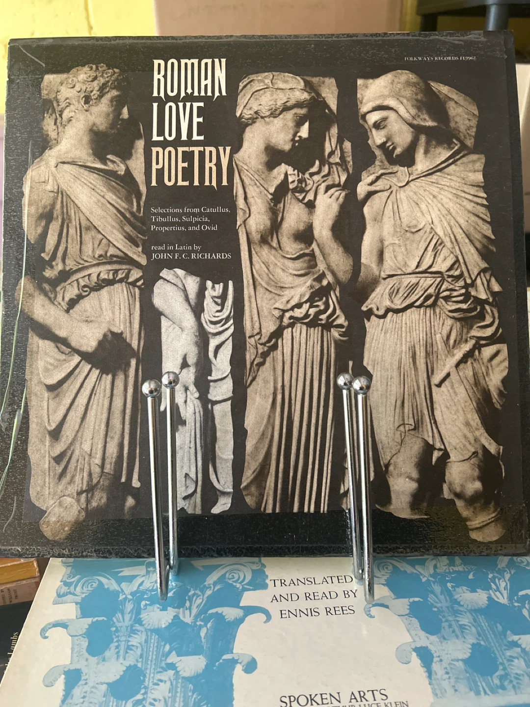 Folkways Records Roman Love Poetry Vinyl Record