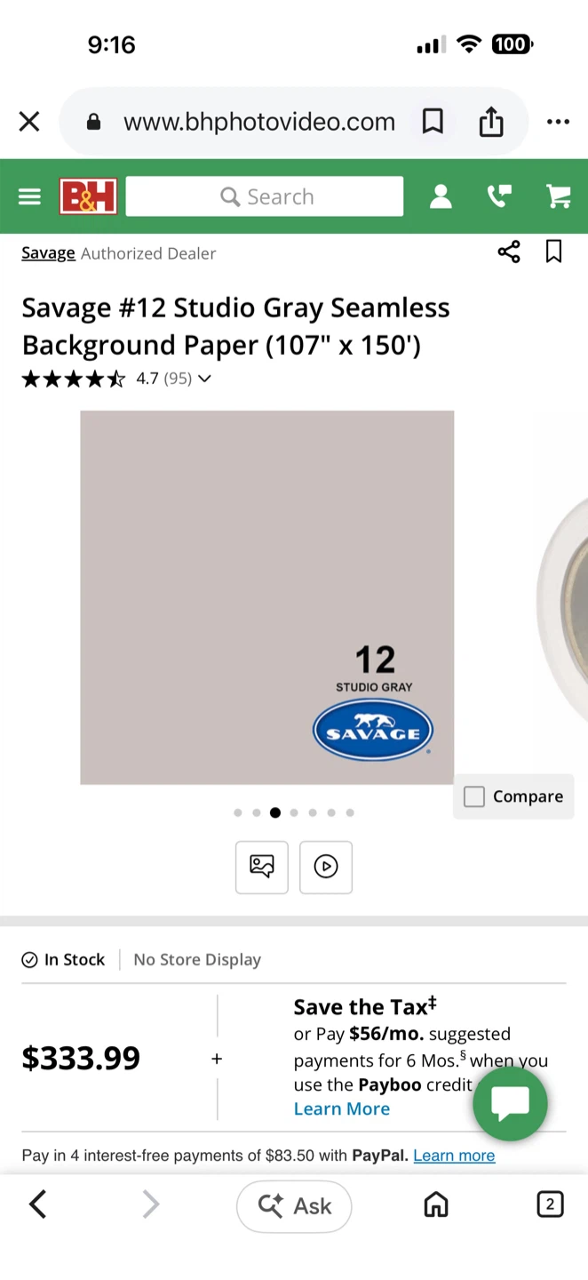 3 savage brand seamless background for photography - photo 5