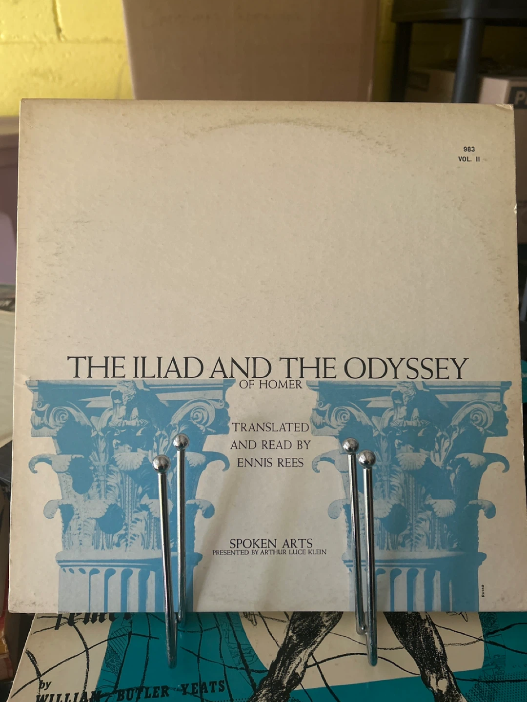 Spoken Arts "The Iliad and The Odyssey" Vinyl Record