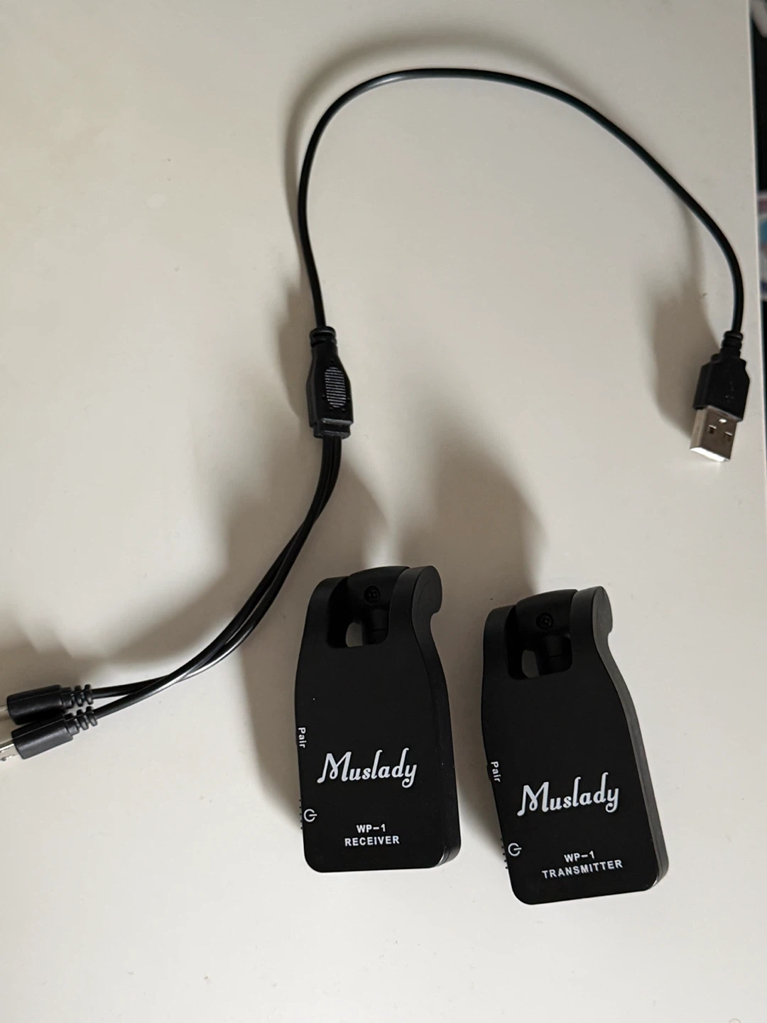 Muslady WP-1 Wireless Guitar System Transmitter Receiver