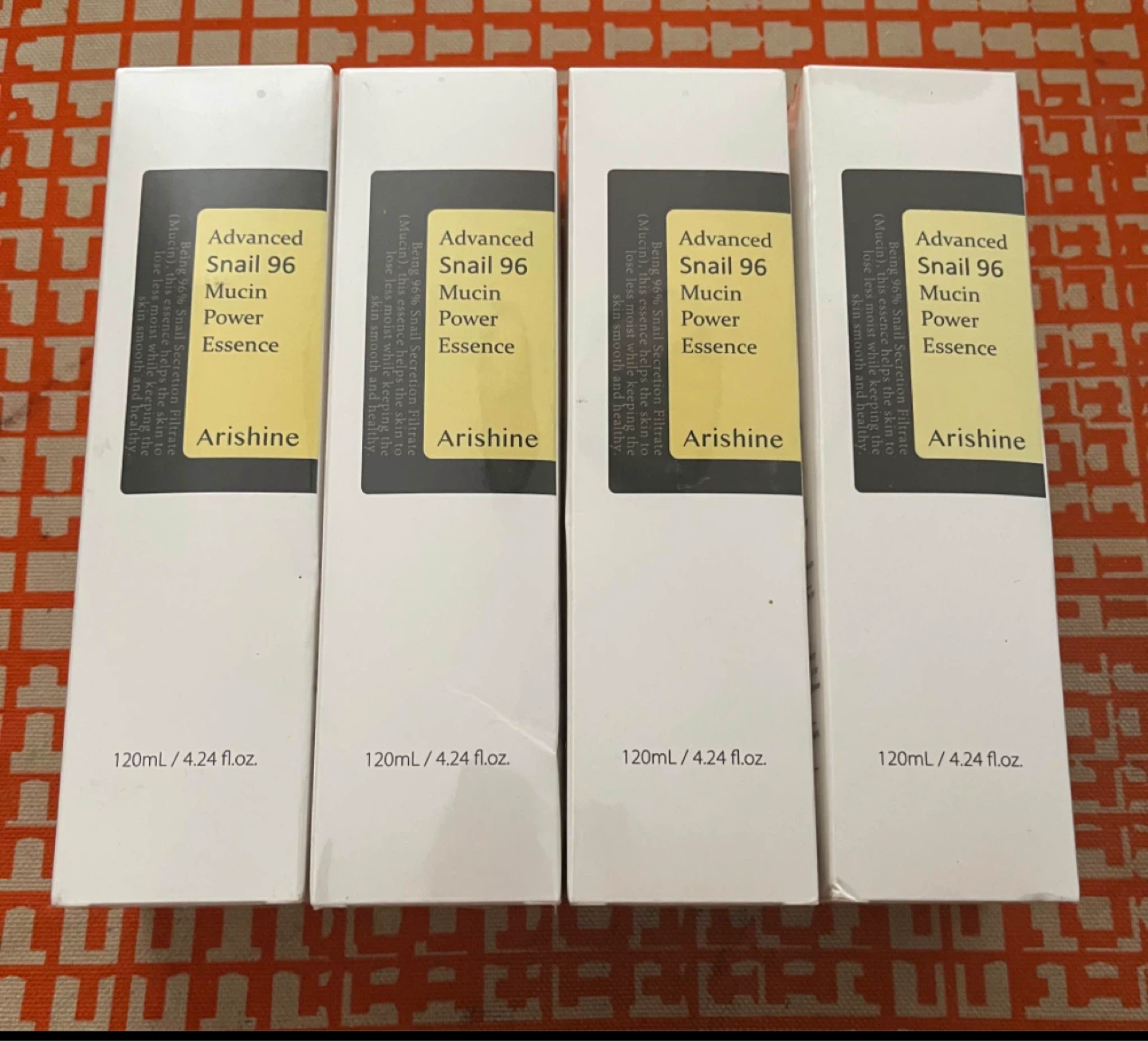 Arishine Advanced Snail 96 Mucin Power Essence (4-Pack)