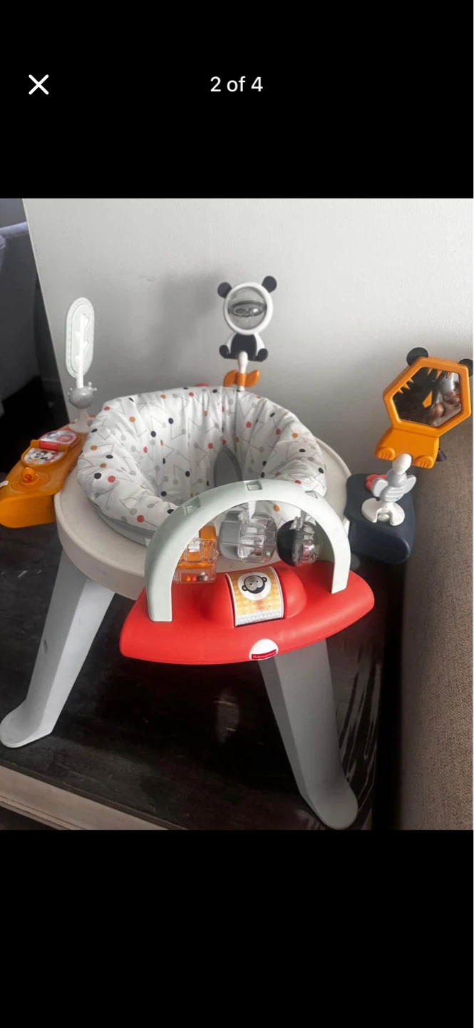 Fisher-Price 3-in-1 Spin & Grow High Chair Activity Jumper - photo 3