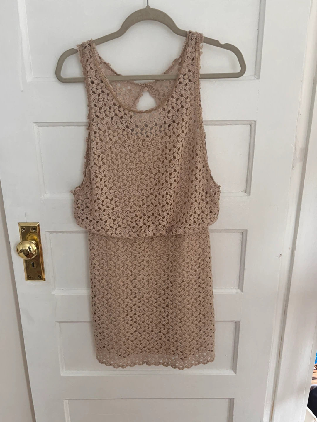 Free People Crochet Tank Dress - Small