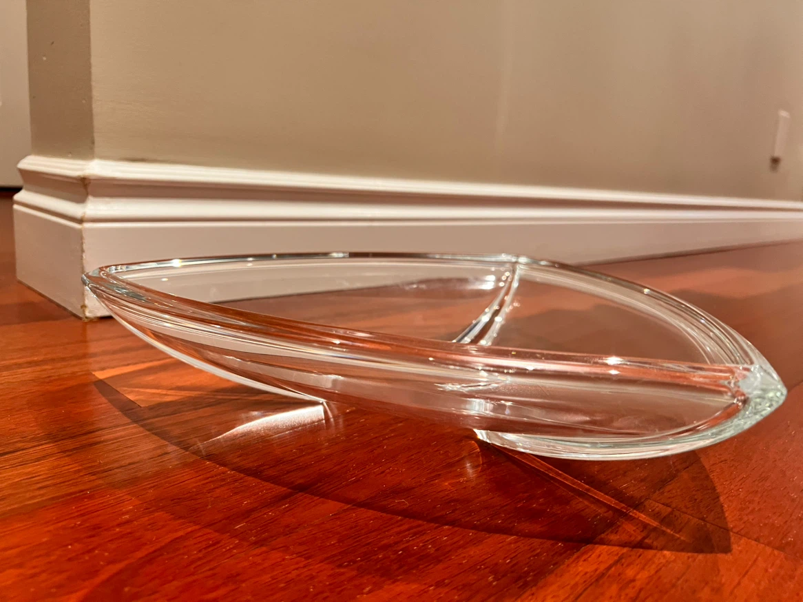 Glass Triangle Serving Dish - photo 2