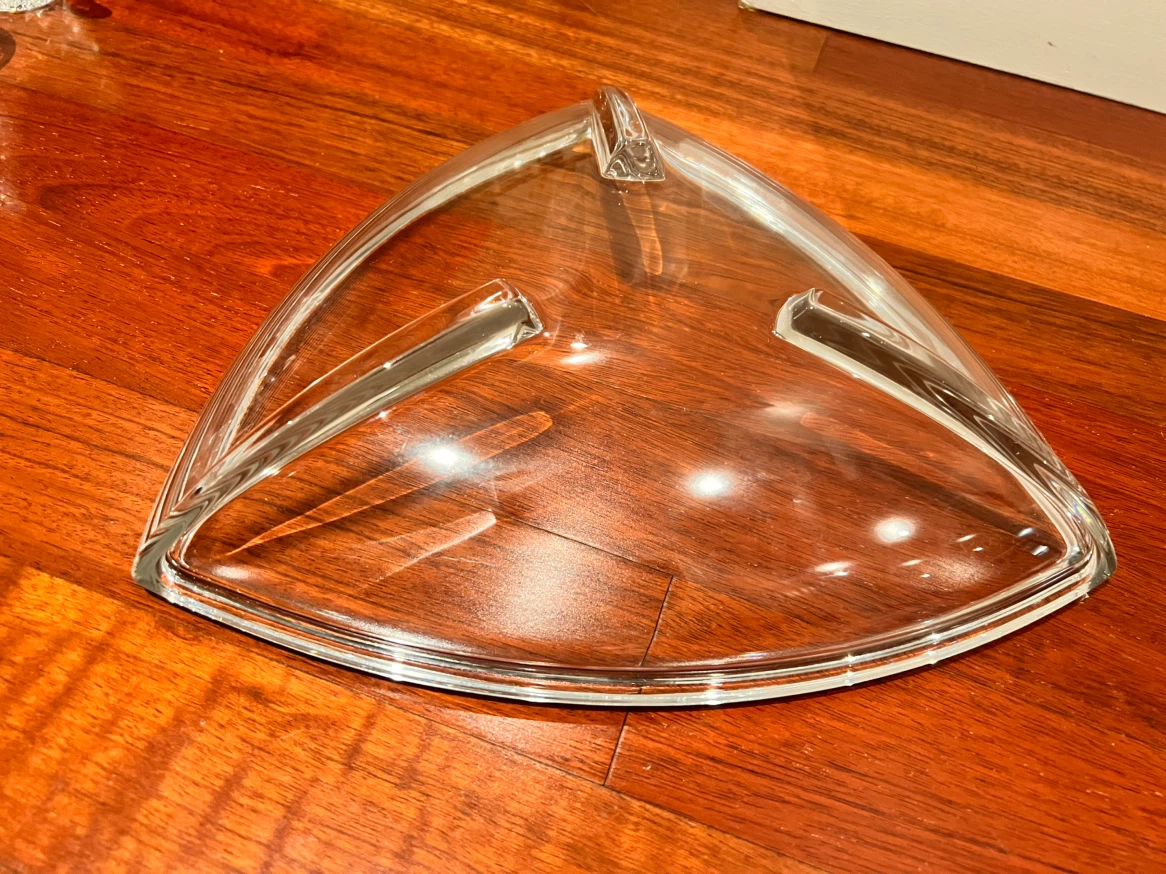 Glass Triangle Serving Dish - photo 3