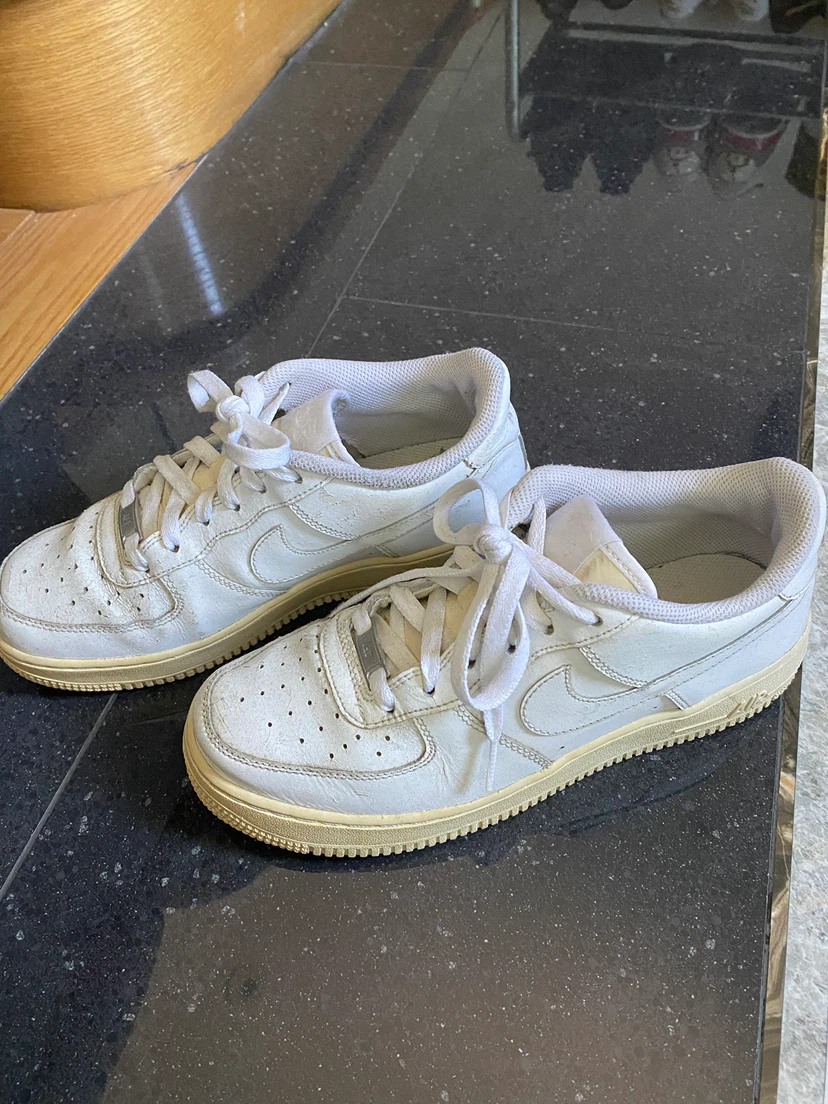 Nike Air Force 1 White Sneakers - photo 2