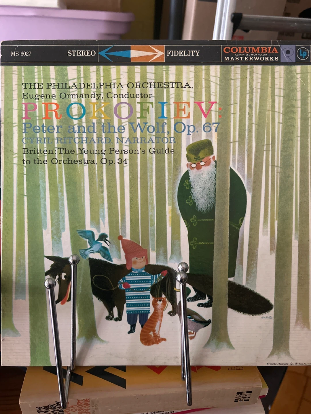 Columbia Masterworks Prokofiev Peter and the Wolf LP MS 6027