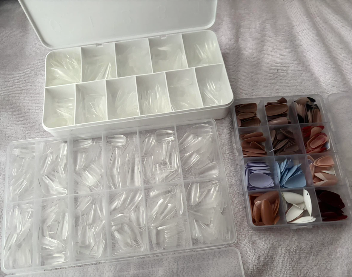 Gel-X Nail Tips Bundle | 3 Boxes | Clear & Colored - photo 3