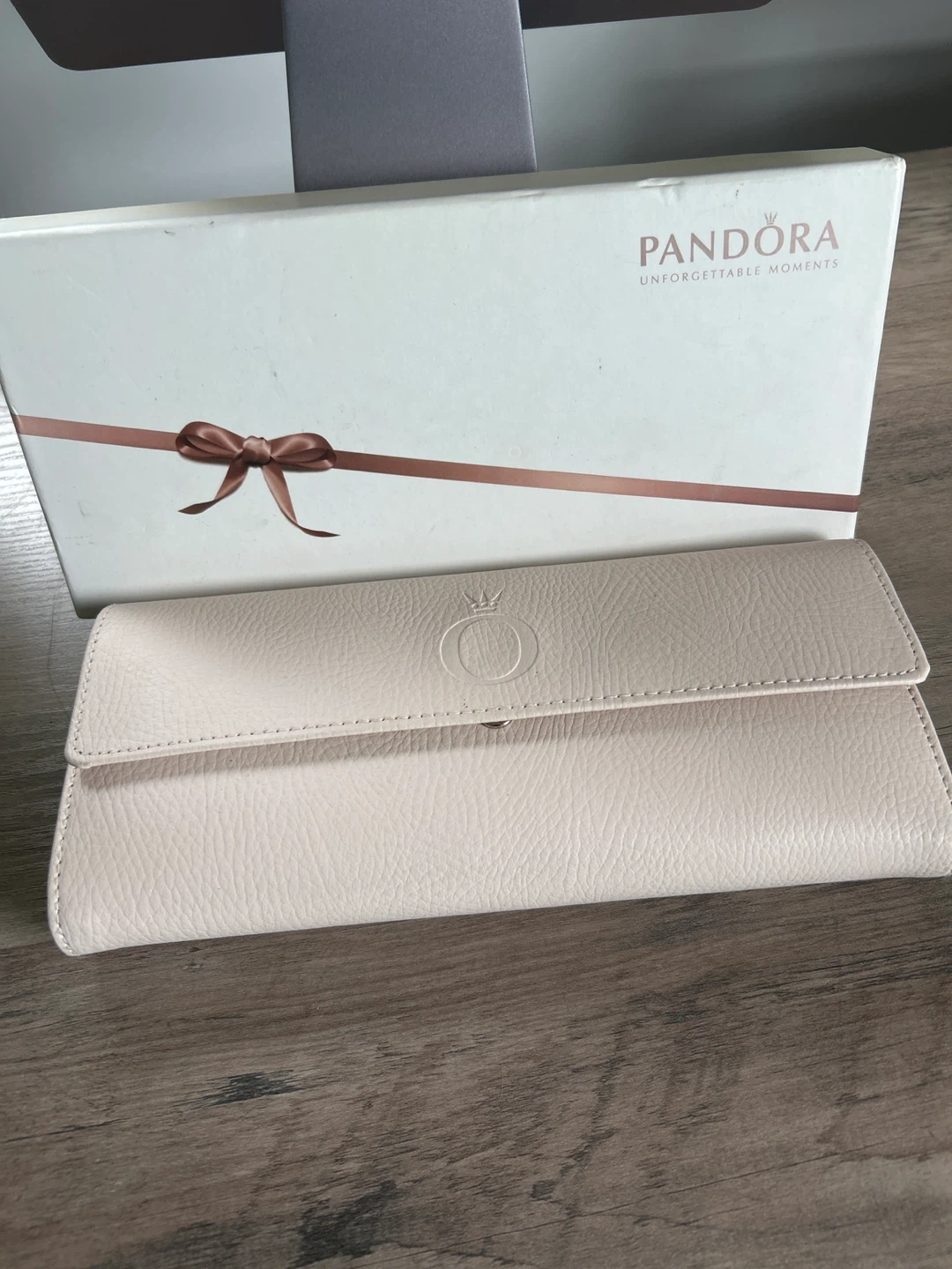 Pandora Jewelry Travel Case Organizer Pouch - Light Pink