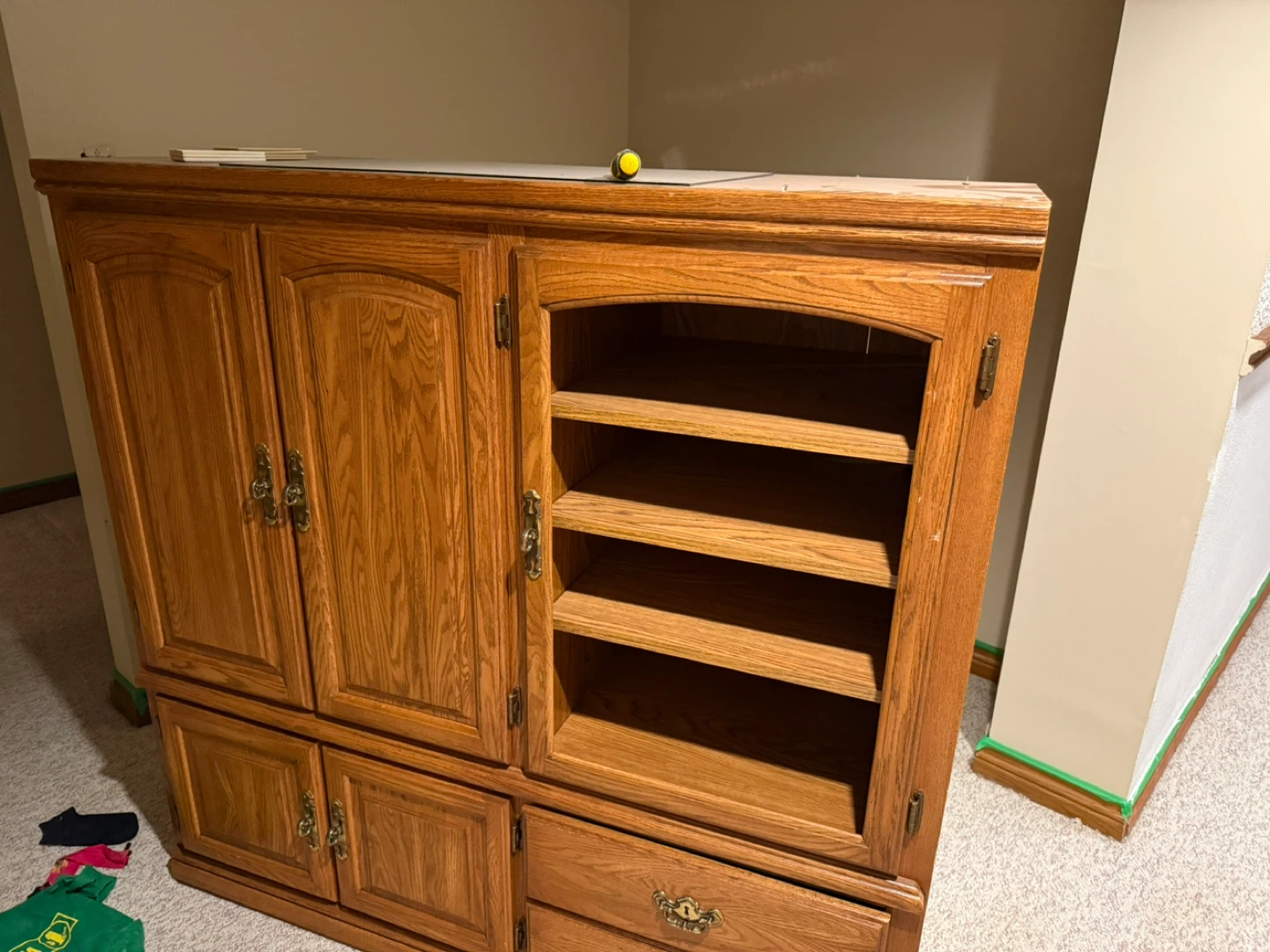 Oak Entertainment Unit