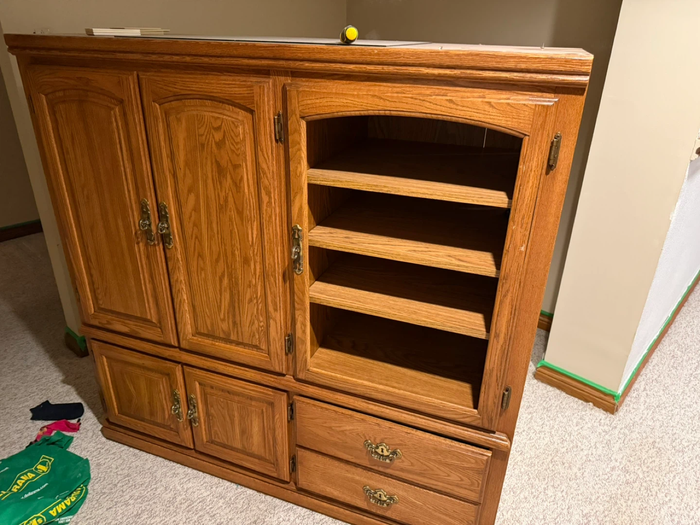Oak Entertainment Unit - photo 2