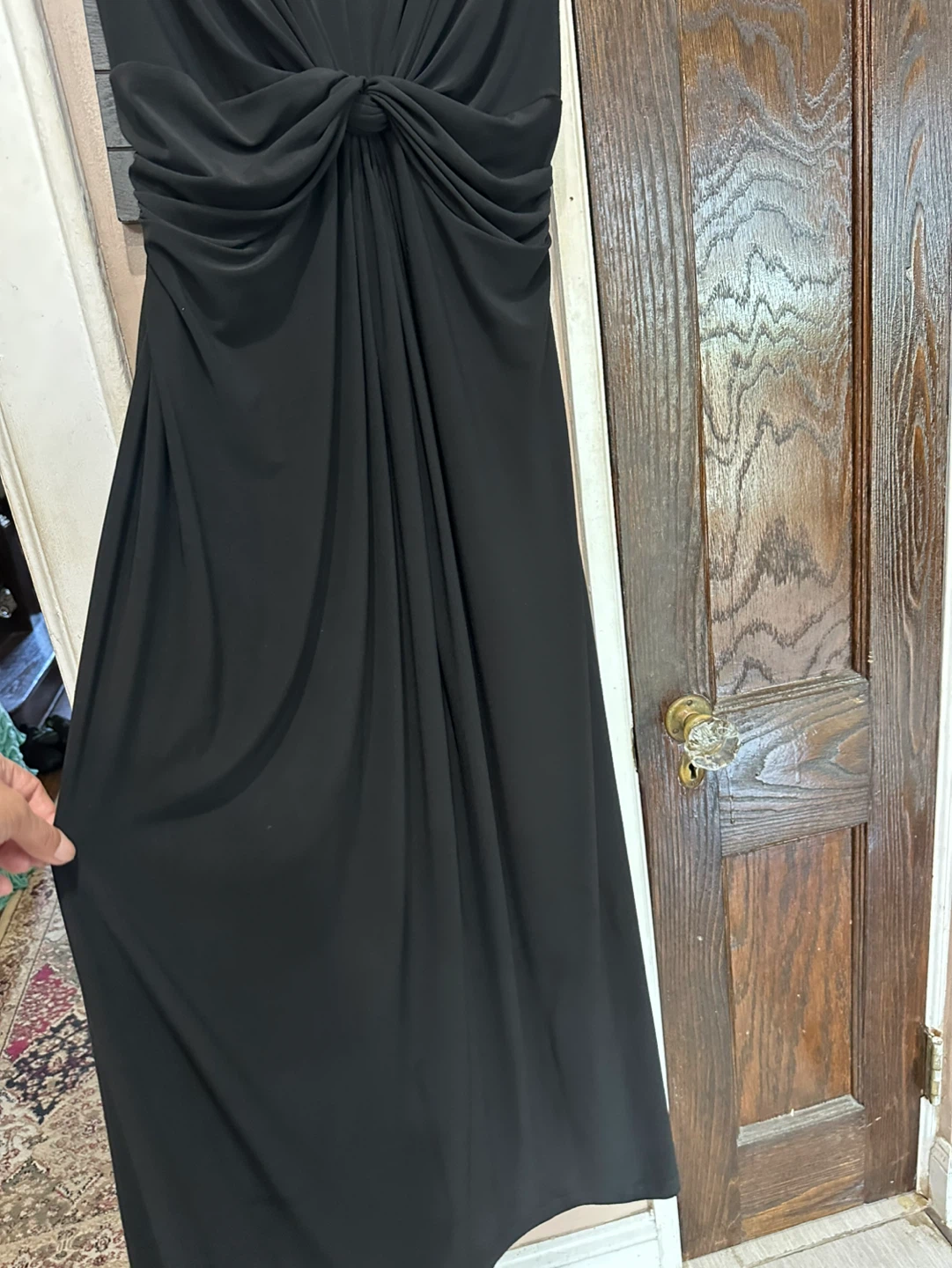 Lane Bryant Black Knot-Front Maxi Dress - photo 4