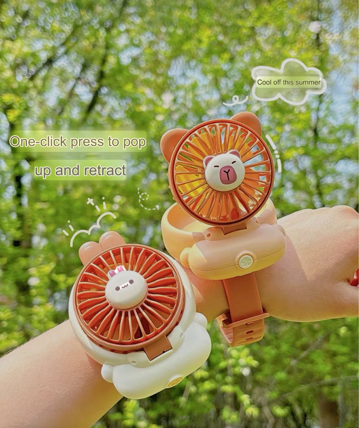 Kids' wearable fan watch - photo 2