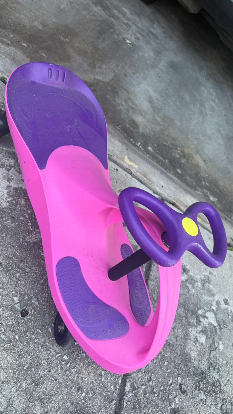 Pink and Purple Ride On Swivel Car - photo 3