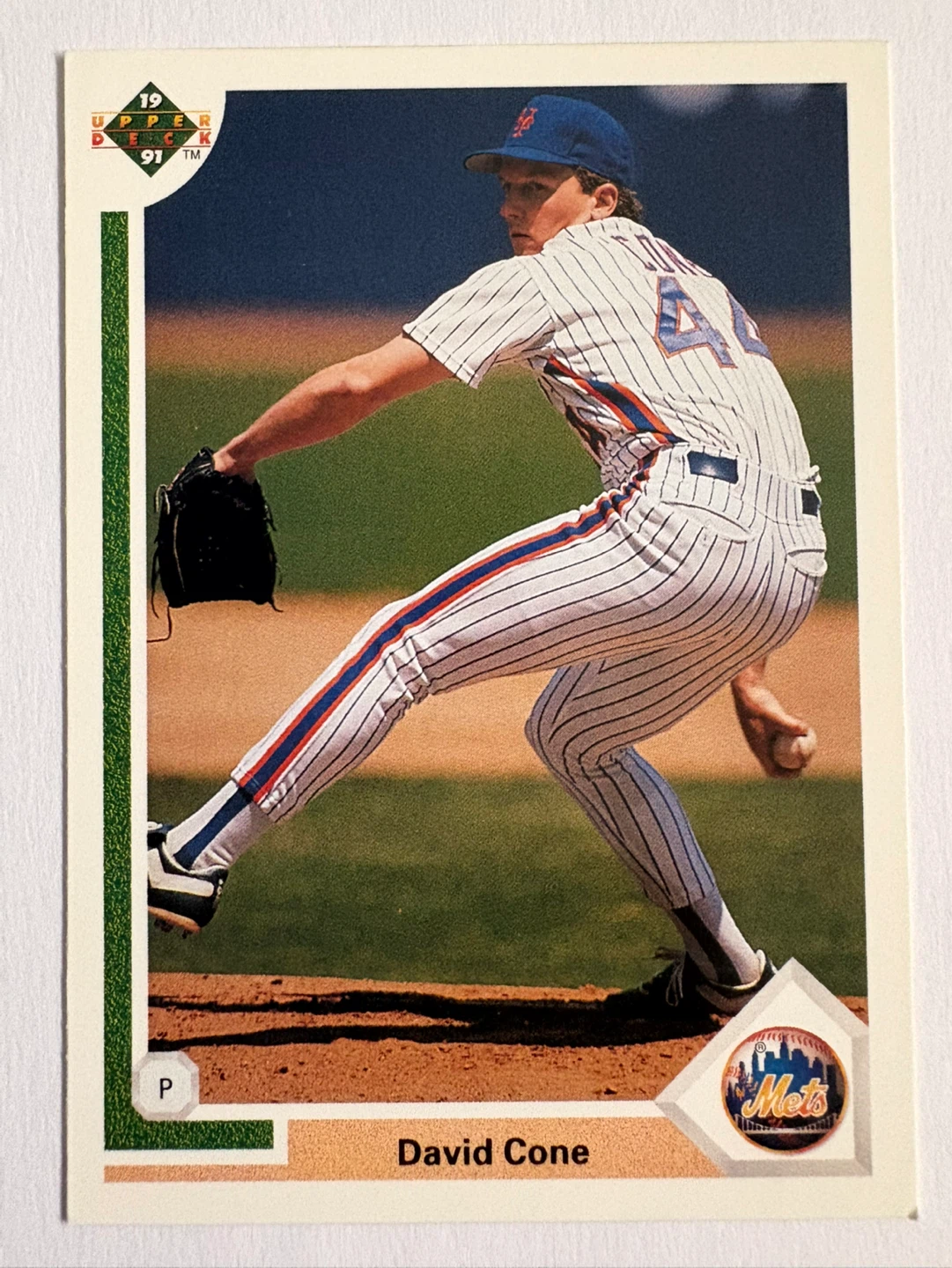 1991 Upper Deck David Cone Baseball Card