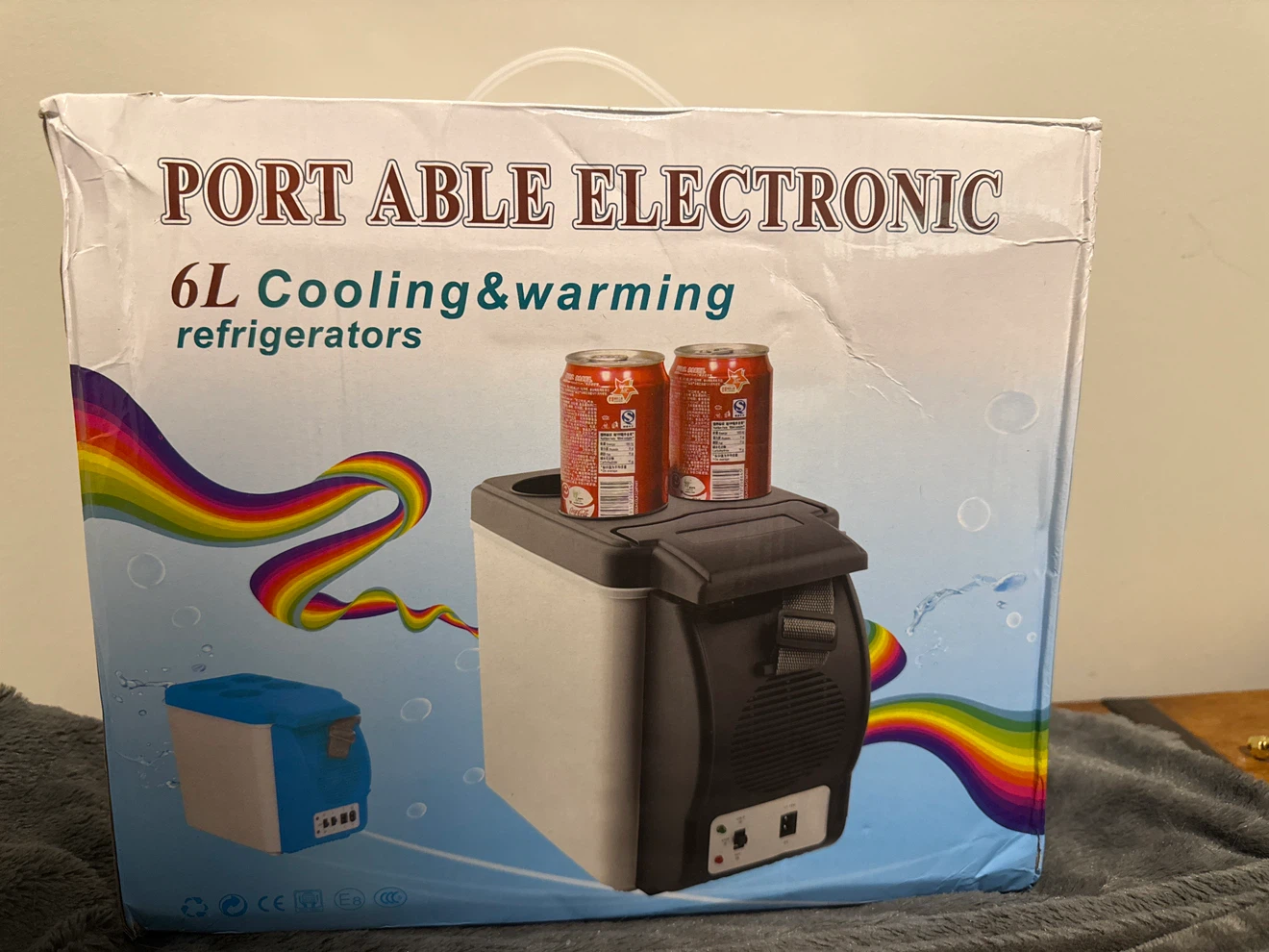 Portable Electronic 6L Cooling & Warming Refrigerator