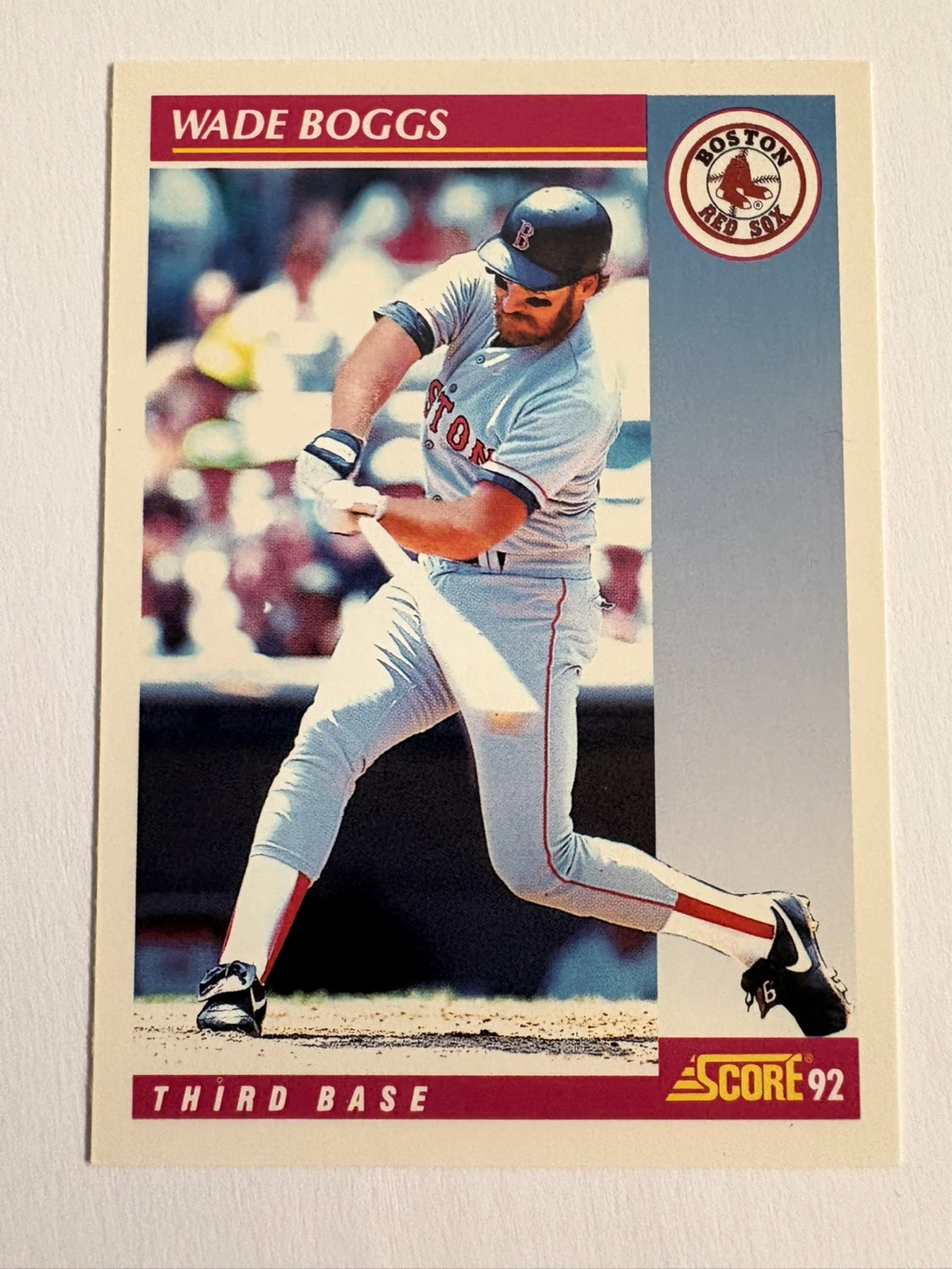 1992 Score Baseball Card - Wade Boggs #660