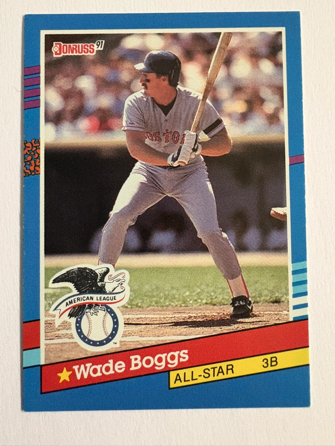 Donruss 1991 Wade Boggs Baseball Card