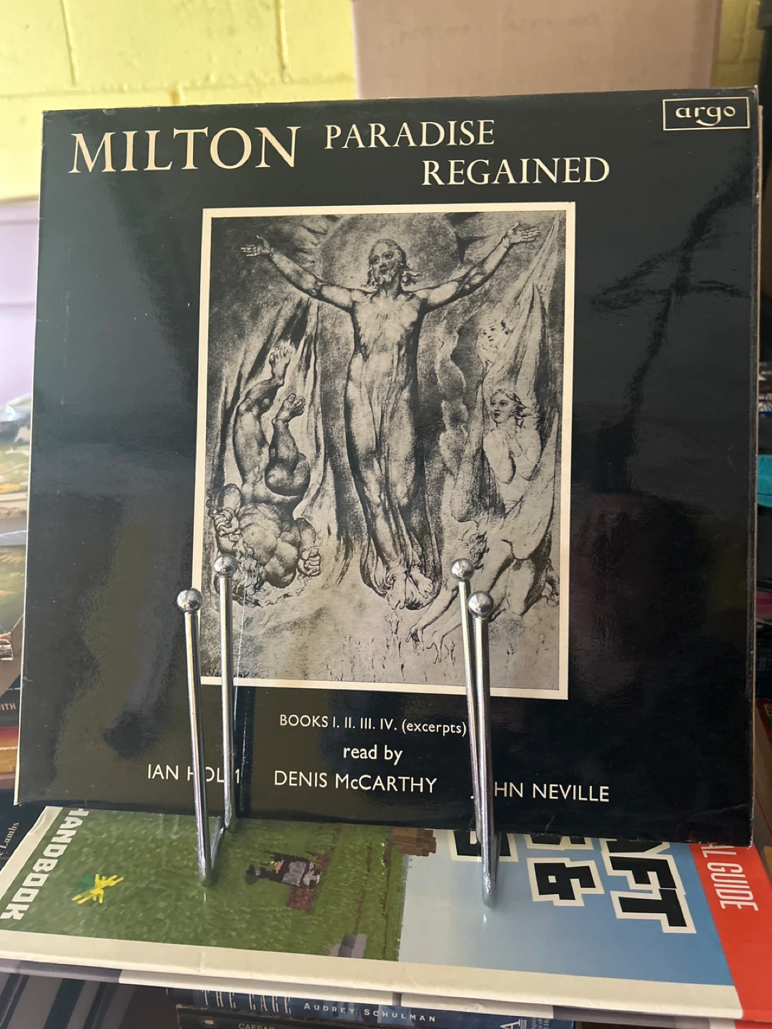 Milton Paradise Regained Argo Vinyl Record