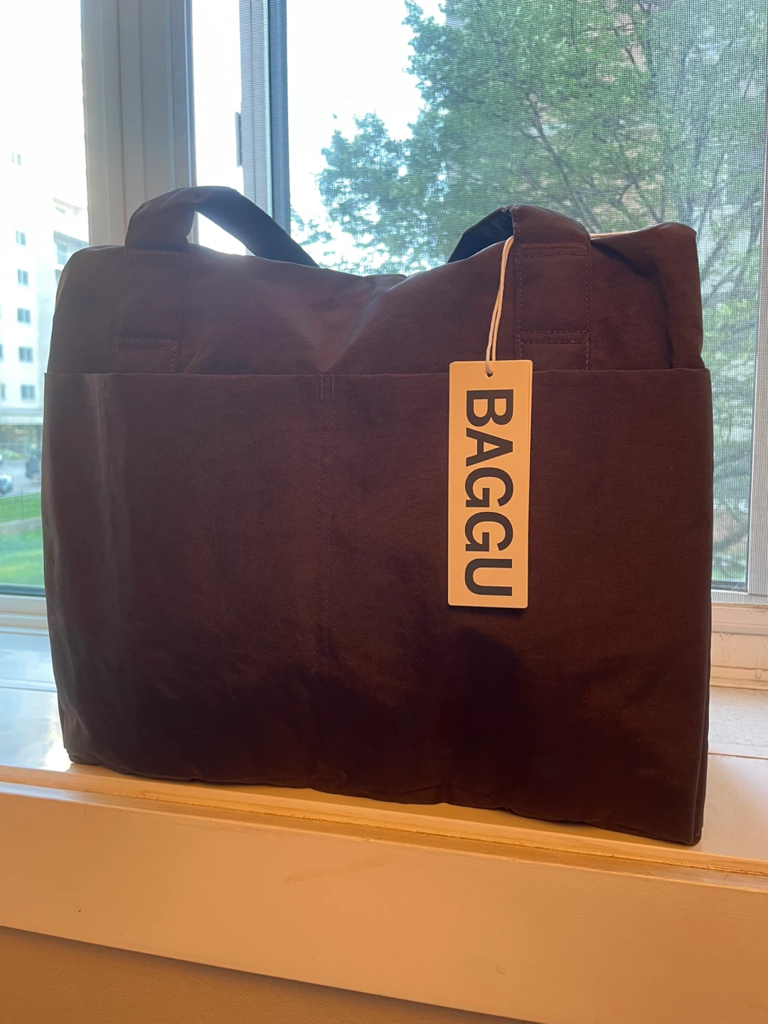 BAGGU Carry-On Cloud Bag Sm Coffee NEW with tags - photo 3