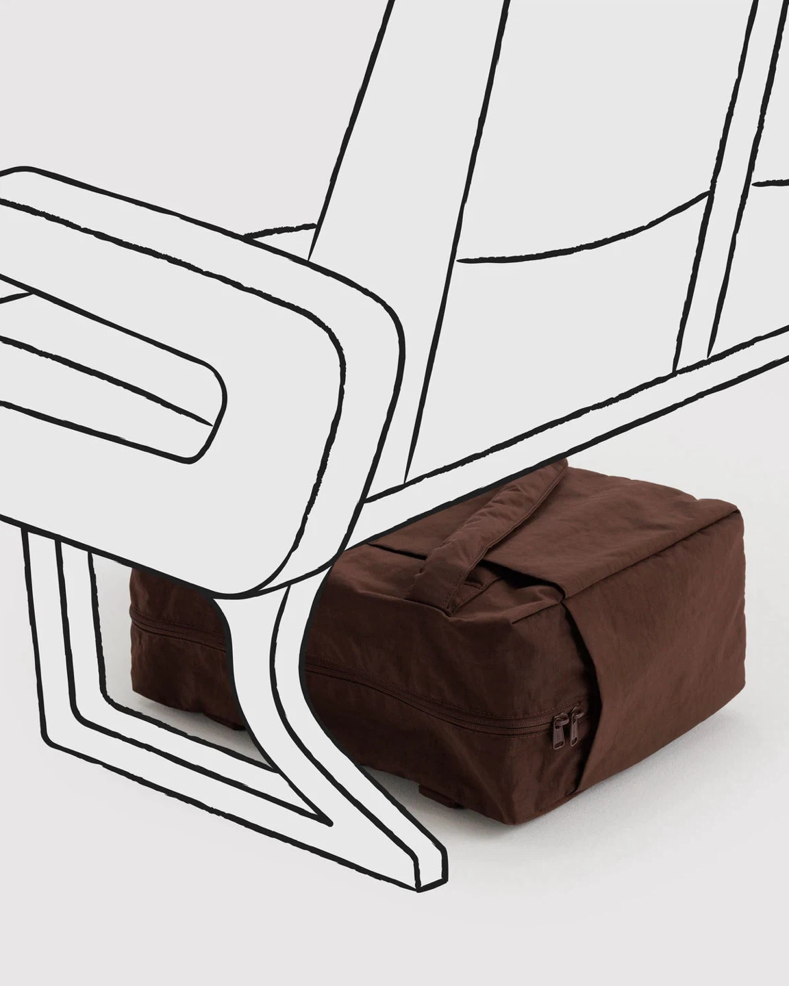 BAGGU Carry-On Cloud Bag Sm Coffee NEW with tags - photo 5