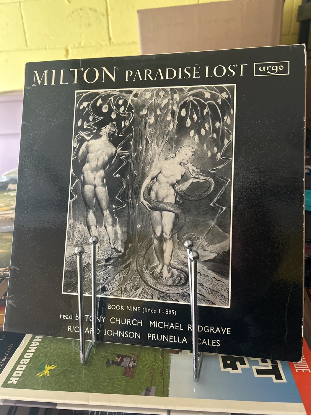 Milton Paradise Lost Book Nine Argo Vinyl Record