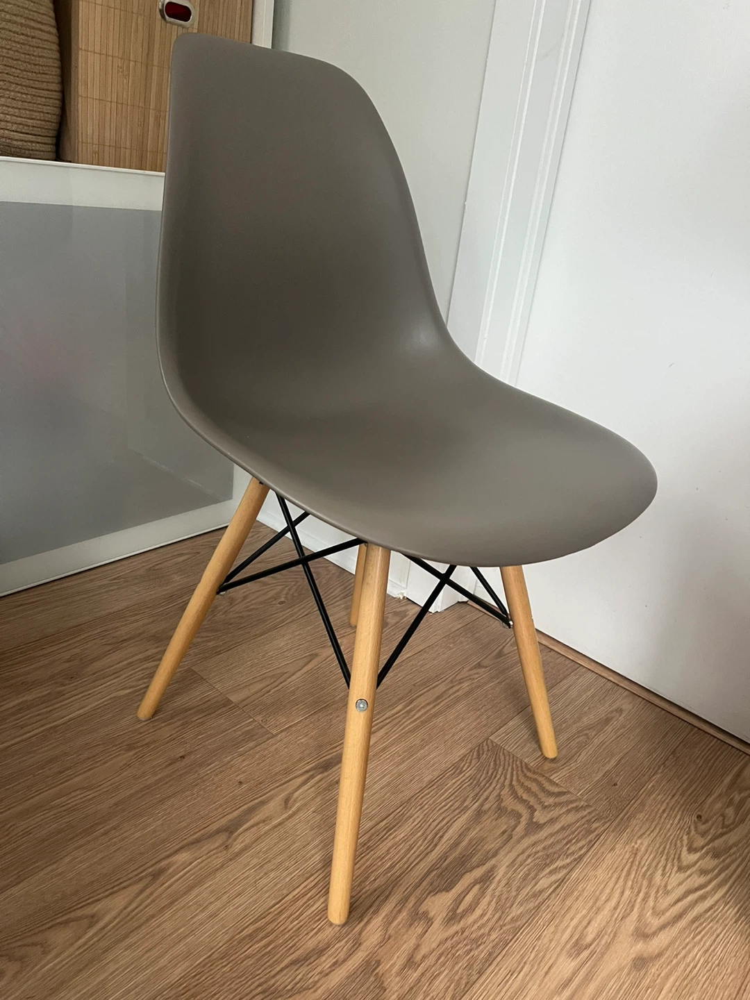 Grey Eames Style Dining Chair
