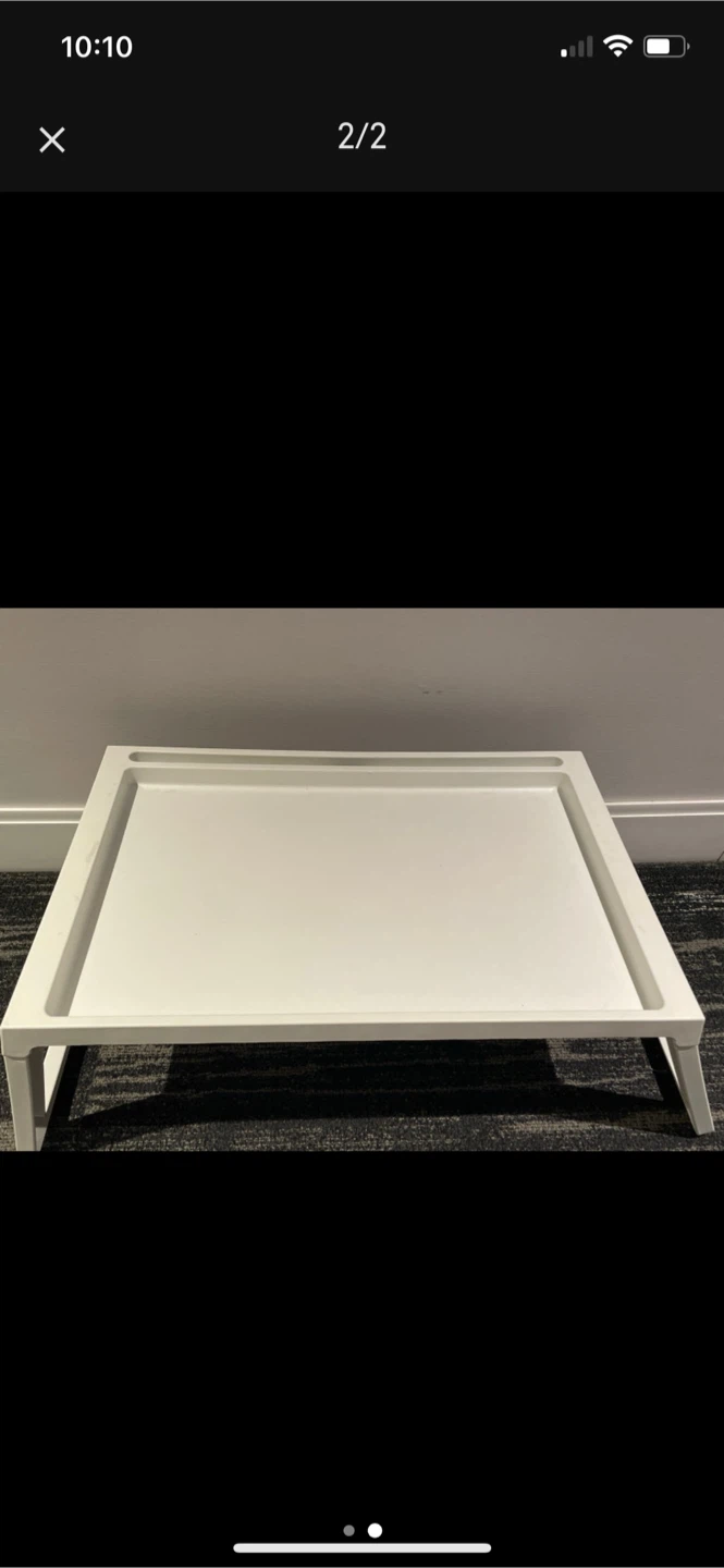 IKEA KLIPSK Bed Tray - White - photo 2