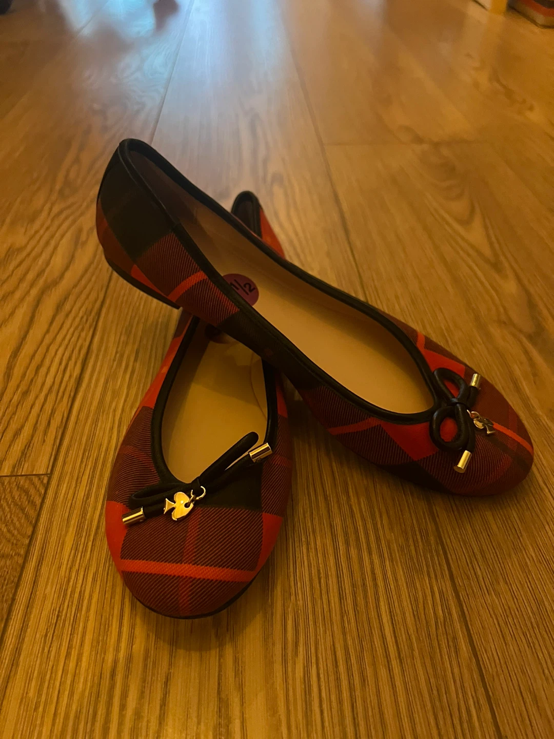 Kate Spade Plaid Ballet Flats