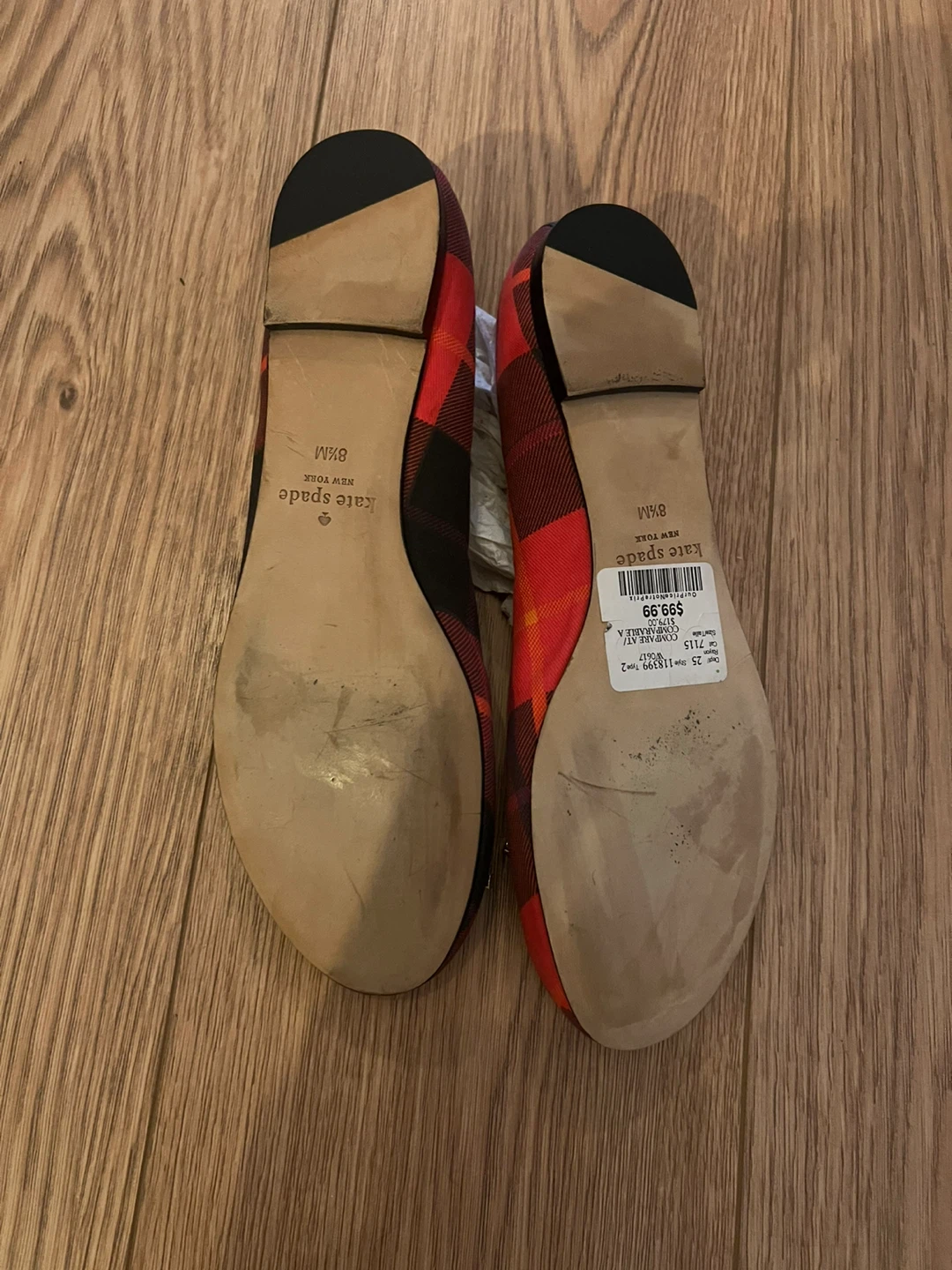 Kate Spade Plaid Ballet Flats - photo 2
