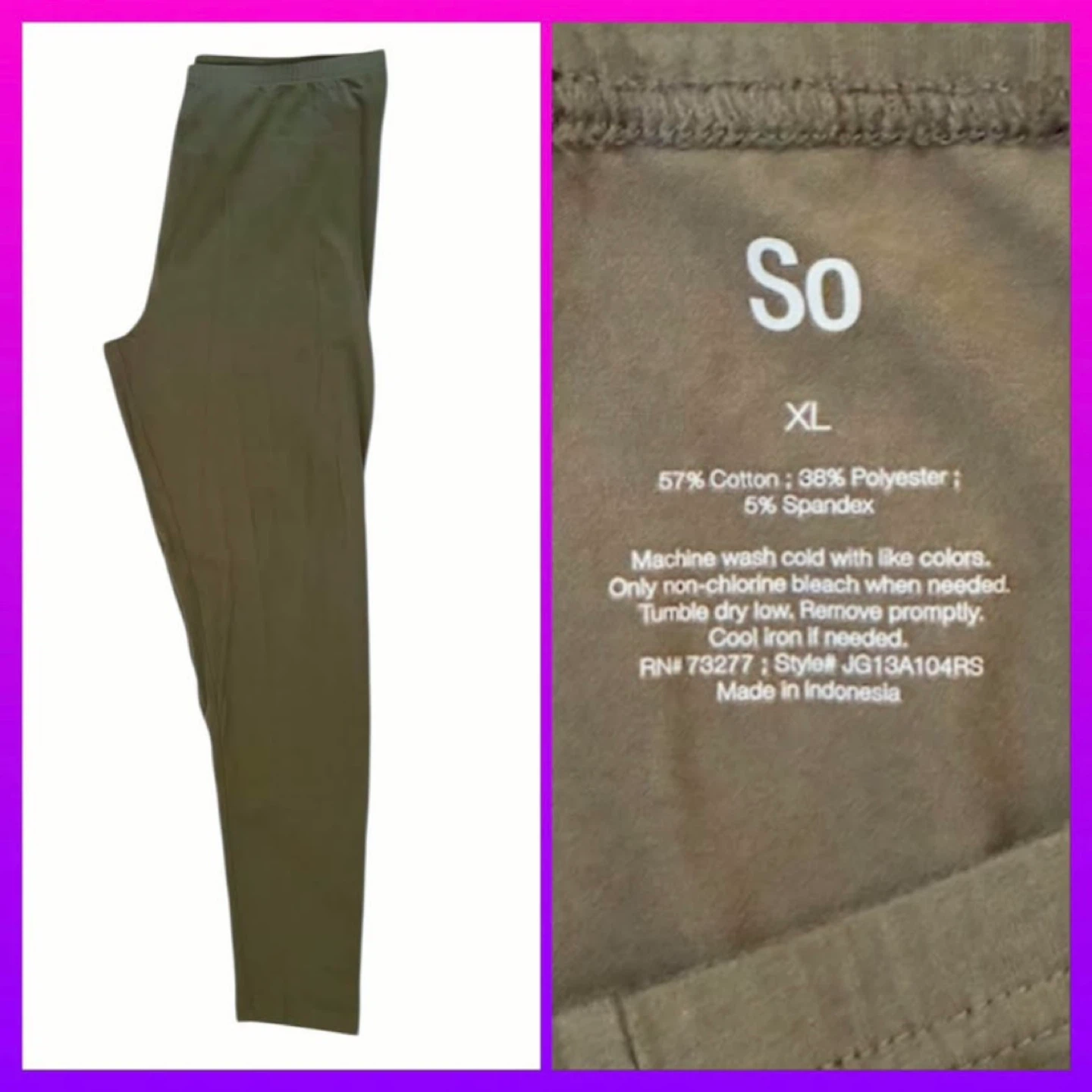 Leggings 5 PC Bundle Flirtitude, SO, MixIt, Maurice’s Size XL - photo 4