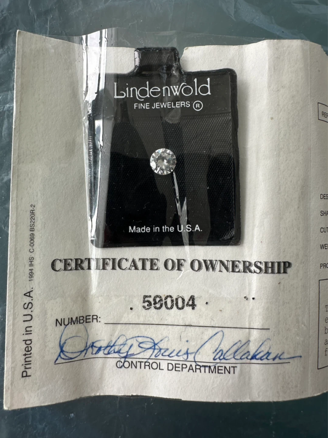 Lindenwold Fine Jewellers Cubic Zirconia Diamond Imitation