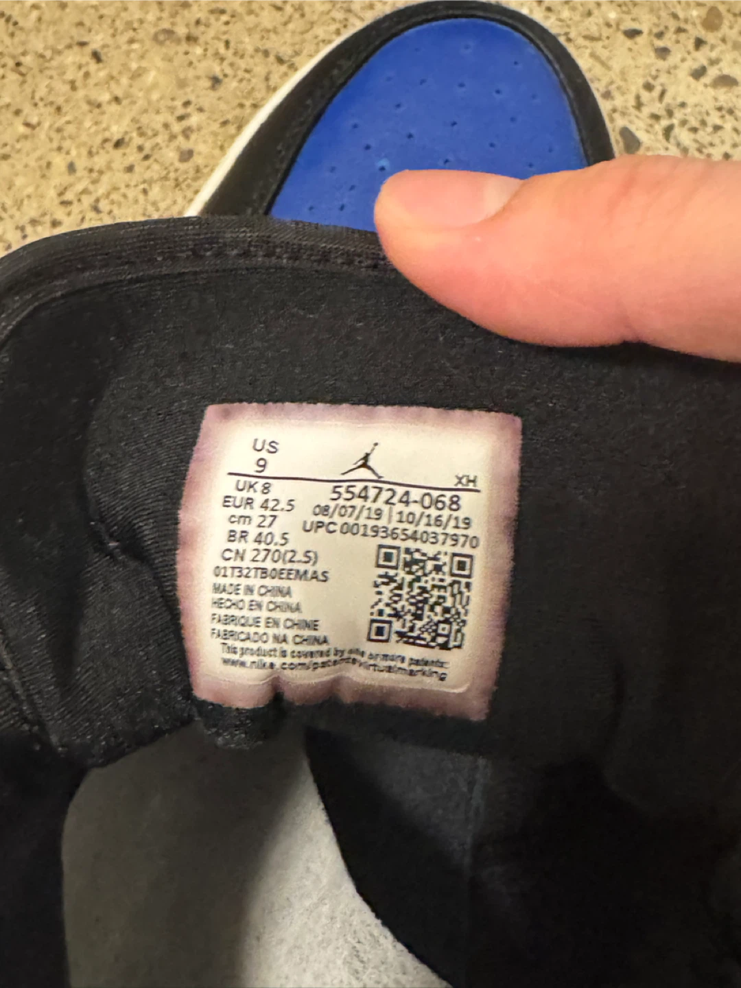 Jordan 1 Mid SE Royal Blue Sneakers - photo 3